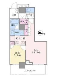 リエトコート武蔵小杉 ザ・クラッシィタワー 20階 間取り図