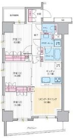 パレステージ上野 9階 間取り図