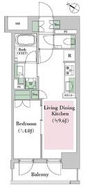 オープンレジデンシア代々木 5階 間取り図