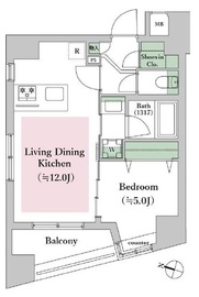 シティインデックス千代田岩本町 2階 間取り図