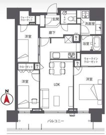 スパシエソリデ目黒 42階 間取り図