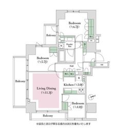 オープンレジデンシア目黒平町 2階 間取り図