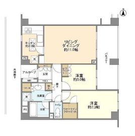 グランベスタージュ代々木 1階 間取り図