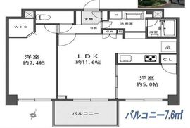 ライオンズグローベル桜新町 8階 間取り図
