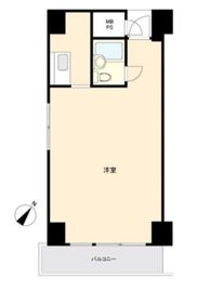 スパシエソリデ目黒 7階 間取り図