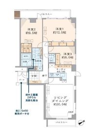 ベイクレストタワー 2階 間取り図