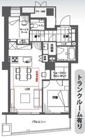 品川Vタワー タワー棟 4階 間取り図