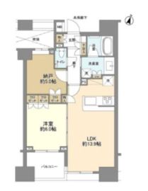 リストレジデンス西日暮里壱番館 11階 間取り図