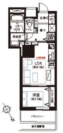パークコート神宮前 The Air 3階 間取り図