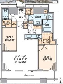ガーデンクレスト 21階 間取り図