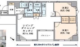 プレール・ドゥーク中目黒 8階 間取り図