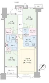 プレミスト佃二丁目 9階 間取り図