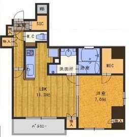 シティインデックス千代田秋葉原 6階 間取り図