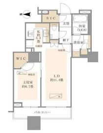 ストーリア品川 4階 間取り図