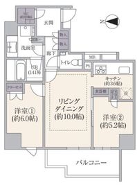 ザ・パークハウス代々木大山 3階 間取り図