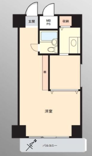 エムエフ青山 6階 間取り図