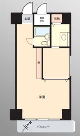 ザ・パークハウス赤坂レジデンス 6階 間取り図