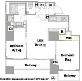 パークアクシス青山骨董通り 14階 間取り図