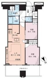 富久クロスコンフォートタワー(Tomihisa Cross)  38階 間取り図
