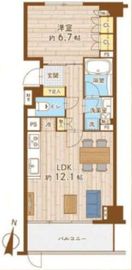 レグノ・スイート三軒茶屋 1階 間取り図