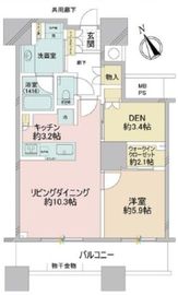 ザ・パークハウス西新宿タワー60 3階 間取り図