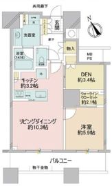 レジディアタワー乃木坂 3階 間取り図