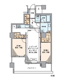 イーストコモンズ清澄白河セントラルタワー 30階 間取り図