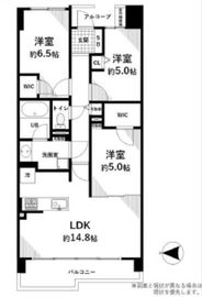常盤台ガーデンソサエティ 7階 間取り図
