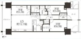 グランドメゾン品川シーサイドの杜 16階 間取り図
