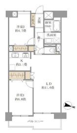 コア・スターレ西大井 13階 間取り図