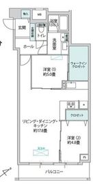 コートヒルズ高輪 5階 間取り図