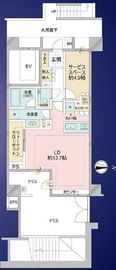 ディアナコート都立大学 地下2階 間取り図