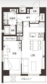 プラチナコート上野 14階 間取り図
