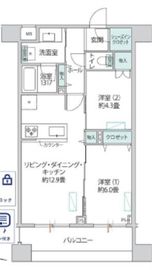 ルピナス赤羽駅前カーディナルタワー 8階 間取り図