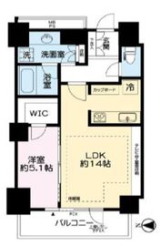 ルネッサンスタワー上野池之端 23階 間取り図