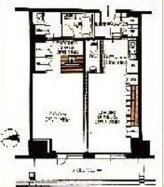 アクシア麻布 12階 間取り図