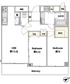 渋谷アインス 9階 間取り図