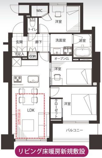東京アインスリバーサイドタワー 4階 間取り図