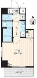 コンシェリア新宿ノースフロンティア 7階 間取り図