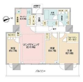プラウドタワー芝浦 29階 間取り図