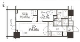 ピアース千代田淡路町 10階 間取り図