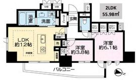プレミスト新宿山吹 4階 間取り図