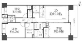 クレストフォルム東大島 4階 間取り図