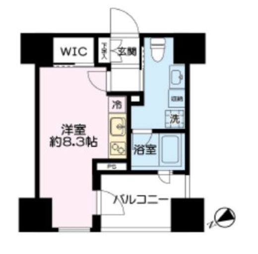 パークホームズ浜松町 5階 間取り図