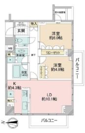 グランドメゾン西早稲田 5階 間取り図