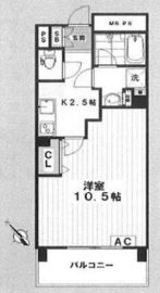 秀和溜池山王レジデンス 12階 間取り図