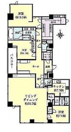 シティタワー高輪 34階 間取り図