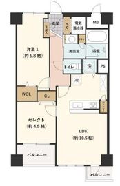 グランドメゾン田町 13階 間取り図