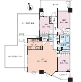 フューズコート175 8階 間取り図