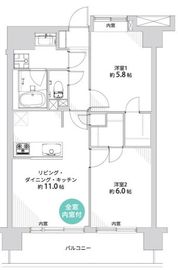 ライオンズプラザ両国 6階 間取り図